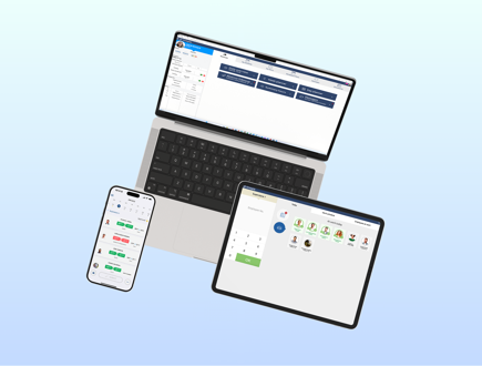 Cross-device workforce management solution enabling managers and employees to handle planning, staffing and time tracking in one unified system